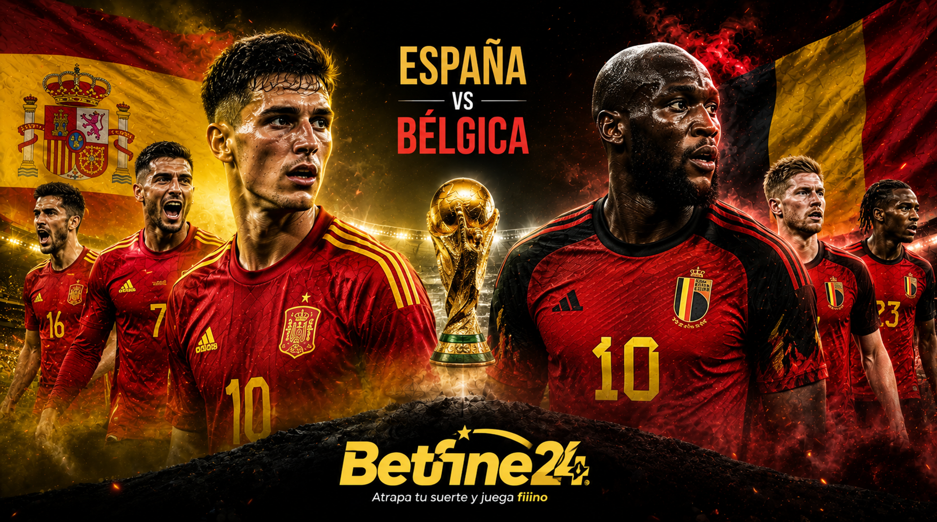 Apuestas de fútbol: La cuota que debes saber del España vs Bélgica - Mundial FIFA 2026
