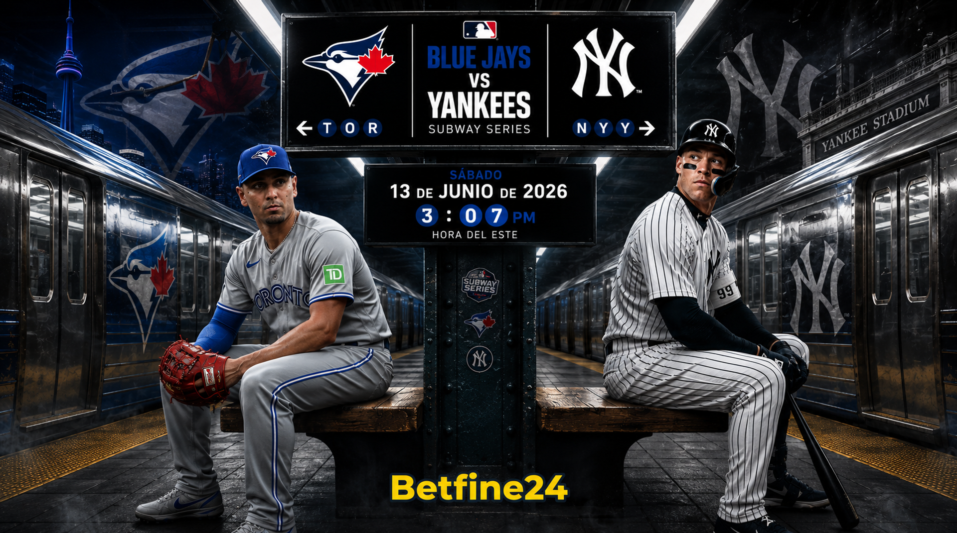 Yankees vs Blue Jays: Cuotas y Datos para el Juego de Hoy - MLB