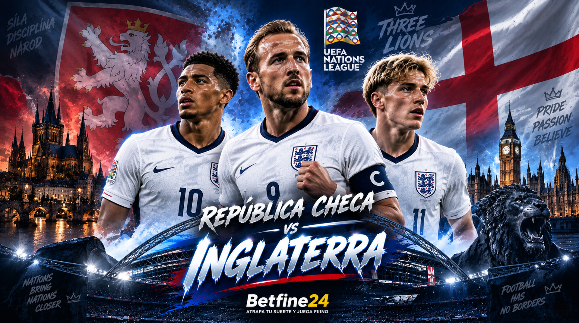 República Checa vs Inglaterra pronóstico - Nations League - Betfine24