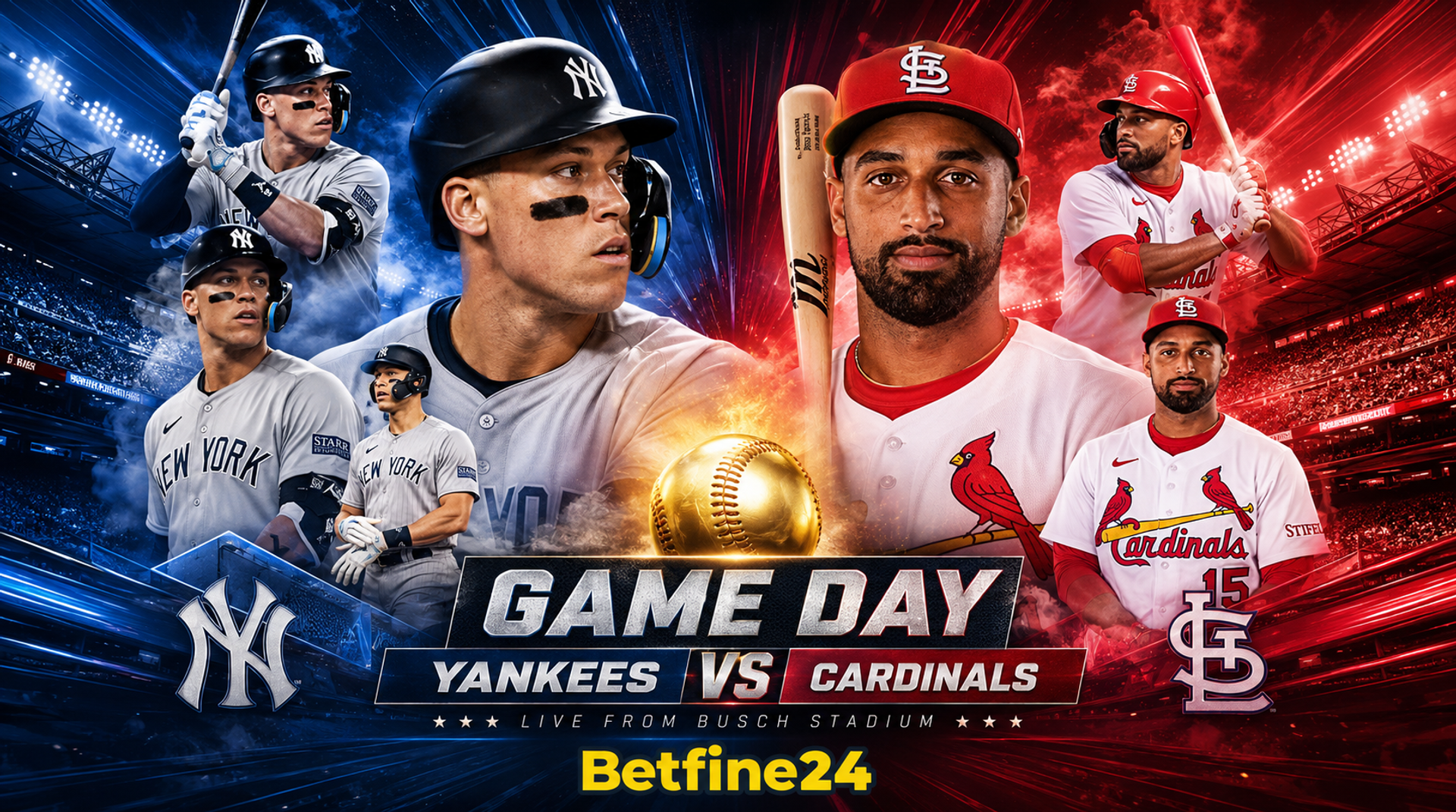 Yankees vs Cardenales: Pronóstico, cuotas, pitchers probables y mejores apuestas - MLB