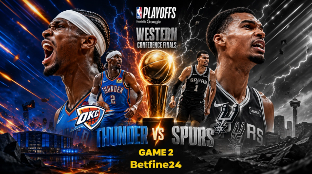 Pronóstico Thunder vs Spurs: Cuotas y horario del Juego 2 de los Playoffs NBA - Betfine24