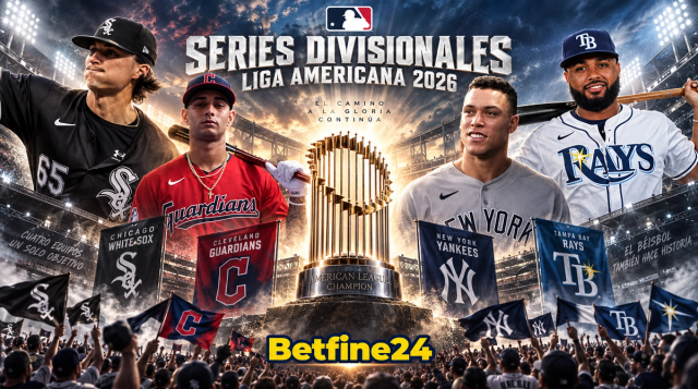 Todo sobre las Series Divisionales de la Liga Americana - MLB - Betfine24