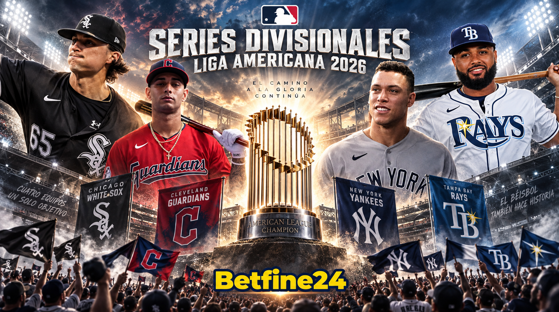 Todo sobre las Series Divisionales de la Liga Americana - MLB - Betfine24
