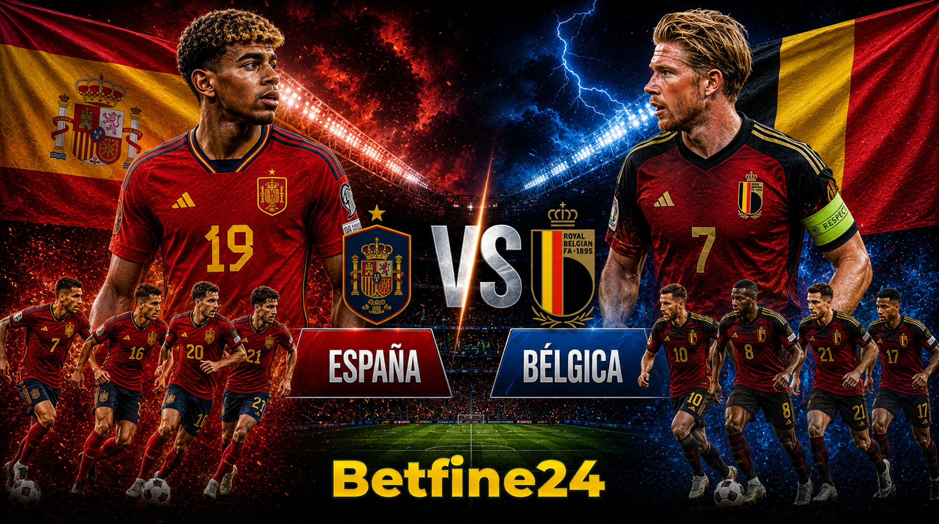 España vs Bélgica: Cuotas, pronóstico y datos clave - Mundial FIFA 2026