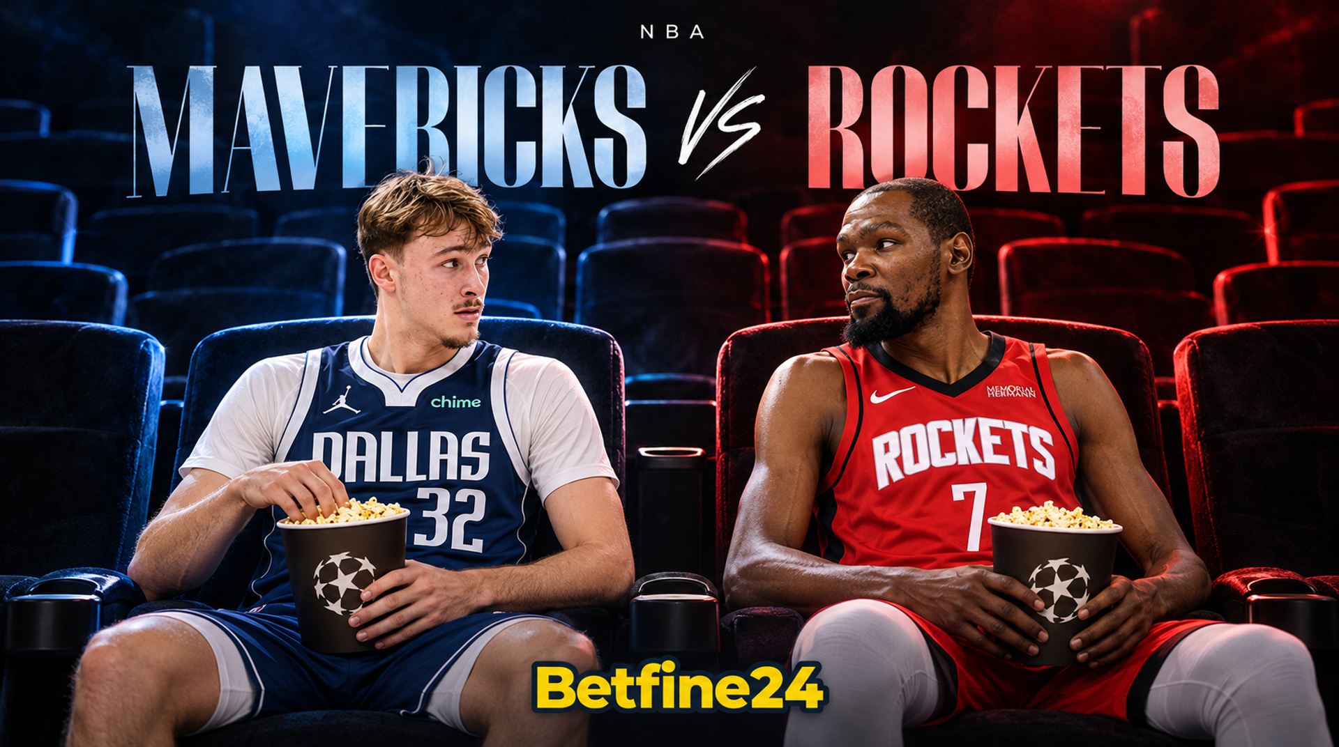 Mavericks vs Rockets pronóstico gratis y apuestas - NBA - Betfine24