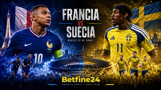 Pronóstico Francia vs Suecia: Quién gana hoy el juego de junio - Betfine24