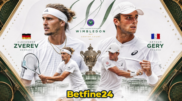 Zverev vs Fery en Wimbledon: apuestas de tenis: pronóstico, cuotas y mejores mercados - Betfine24