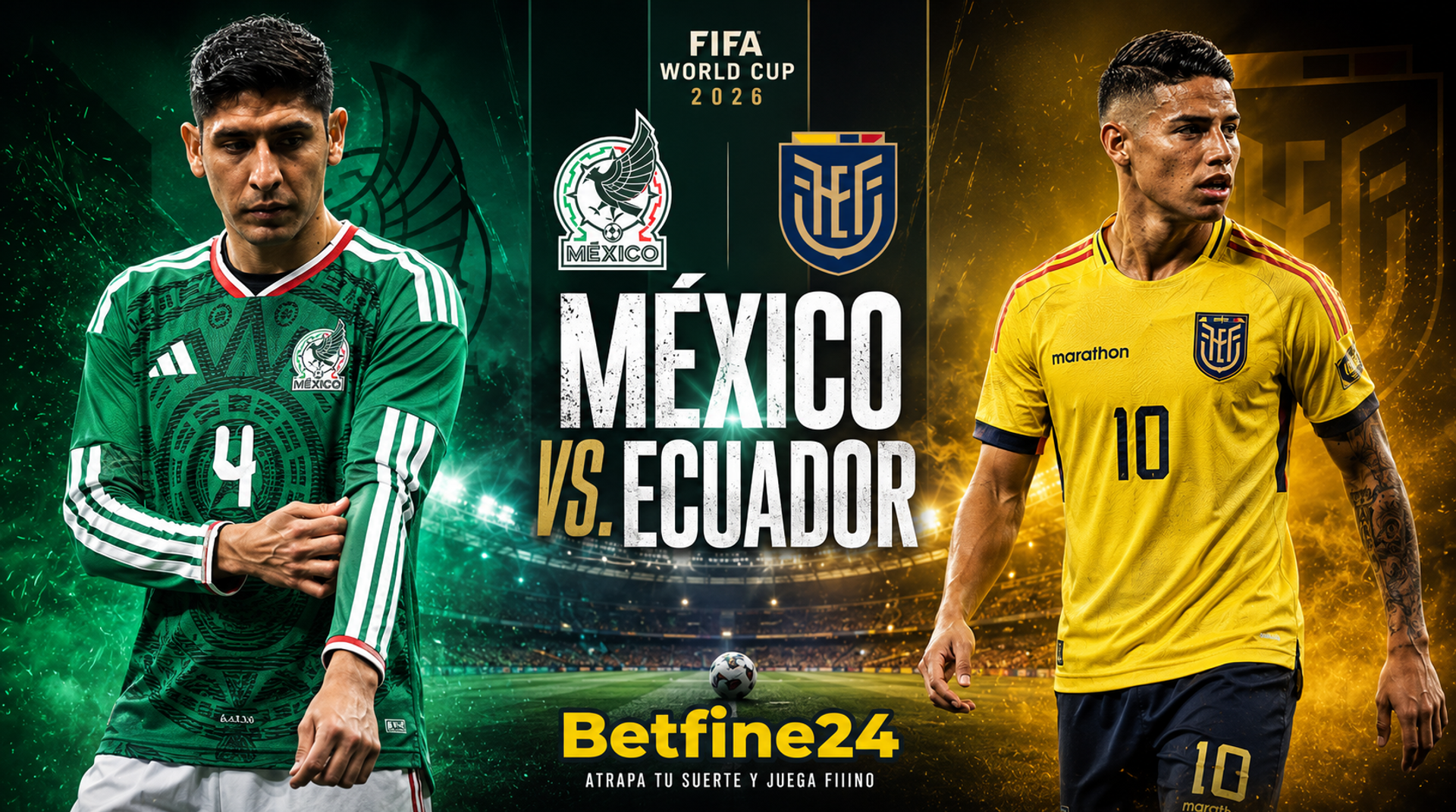 México vs Ecuador EN VIVO: Horario y alineaciones para el juego - Mundial FIFA 2026