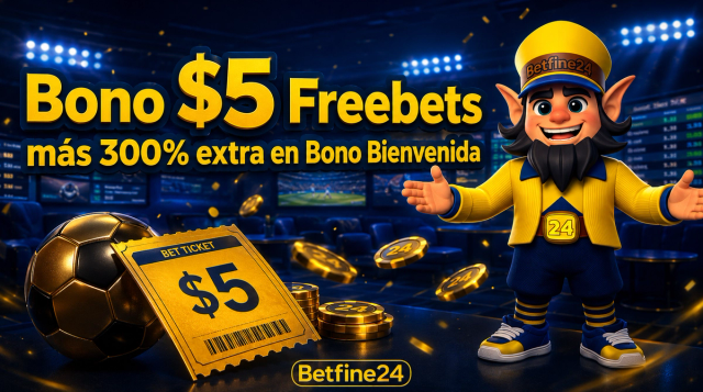 Bono $5 Freebets: No pierdas la oportunidad de ganar - Betfine24