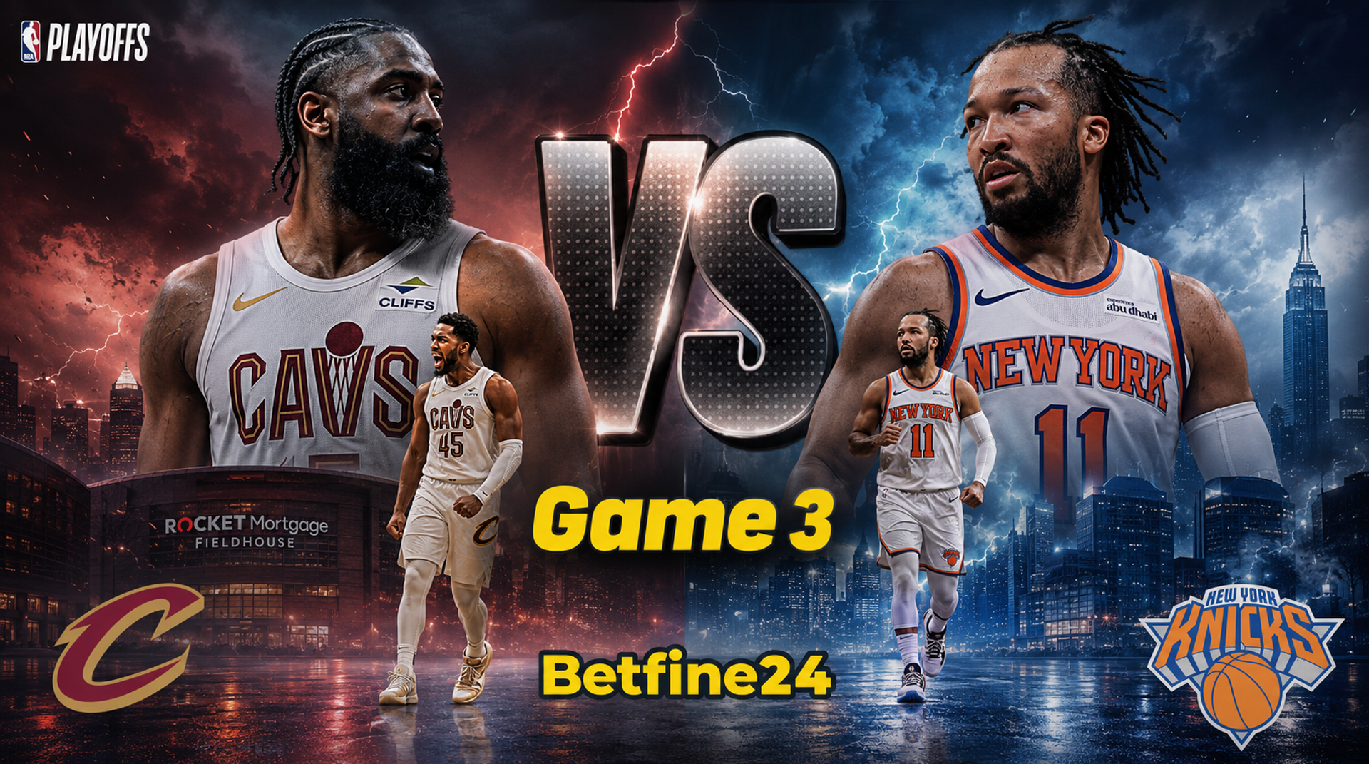 Cavaliers vs Knicks Juego 3: Mitchell y Harden se juegan la vida en los Playoffs NBA - NBA