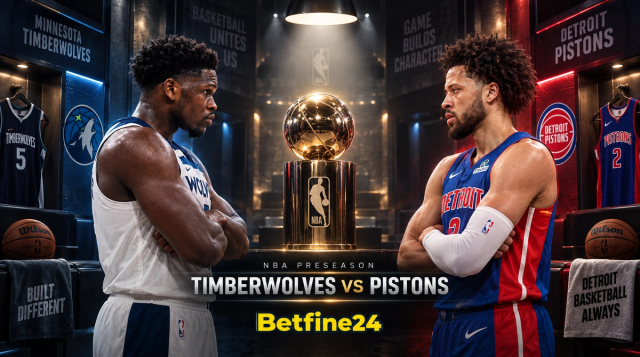 Timberwolves vs Pistons: Pronóstico, cuotas y mejores apuestas NBA  - Betfine24