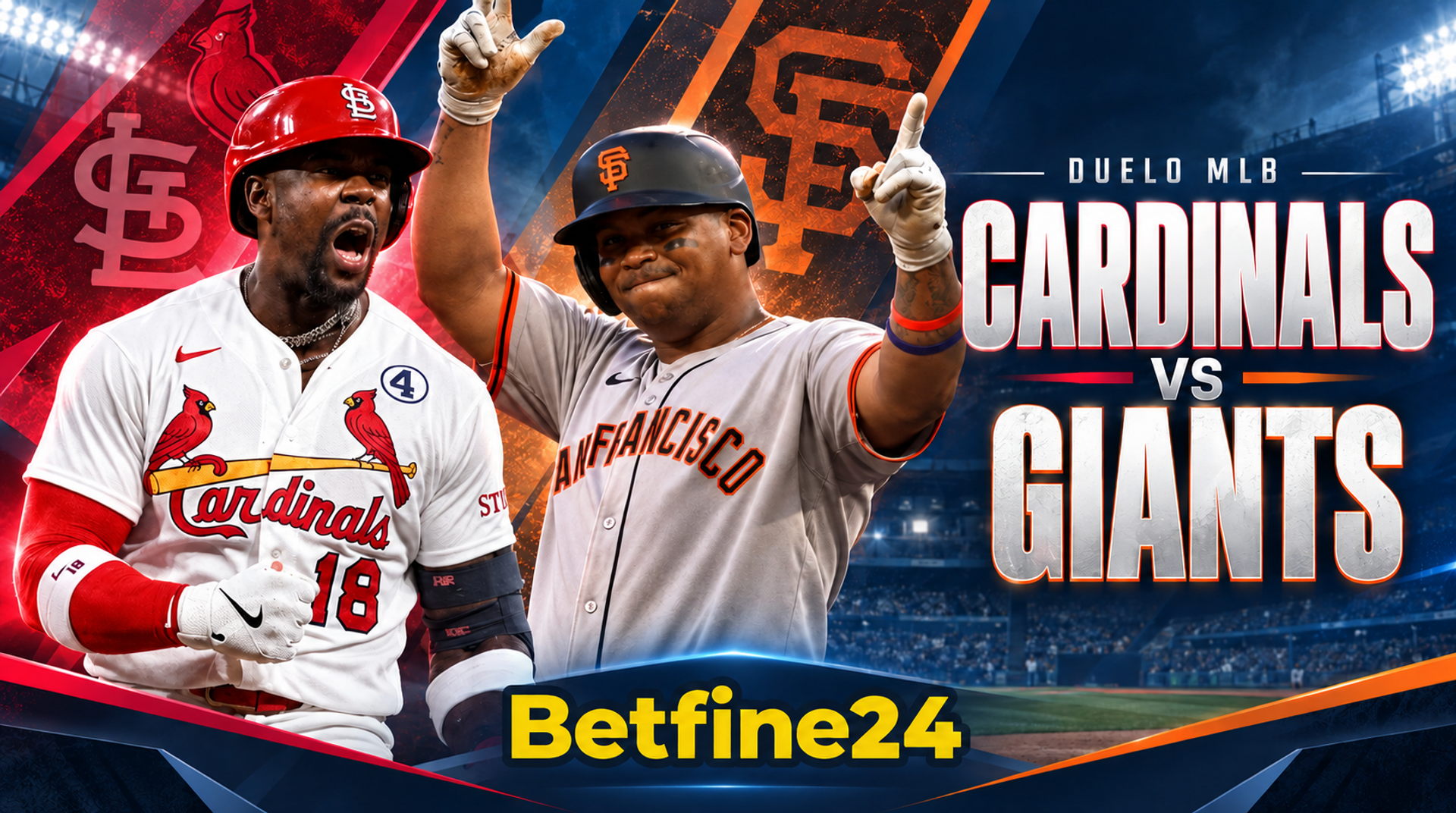 Cardinals vs Giants pronóstico deportivo - MLB - Betfine24