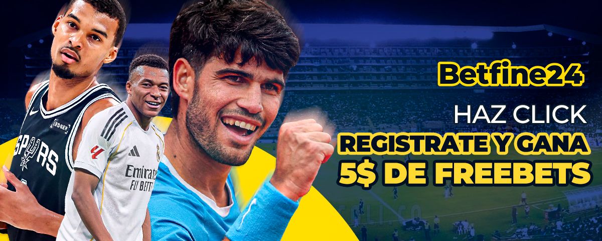 Gana 5$ de Freebets con tu registro 