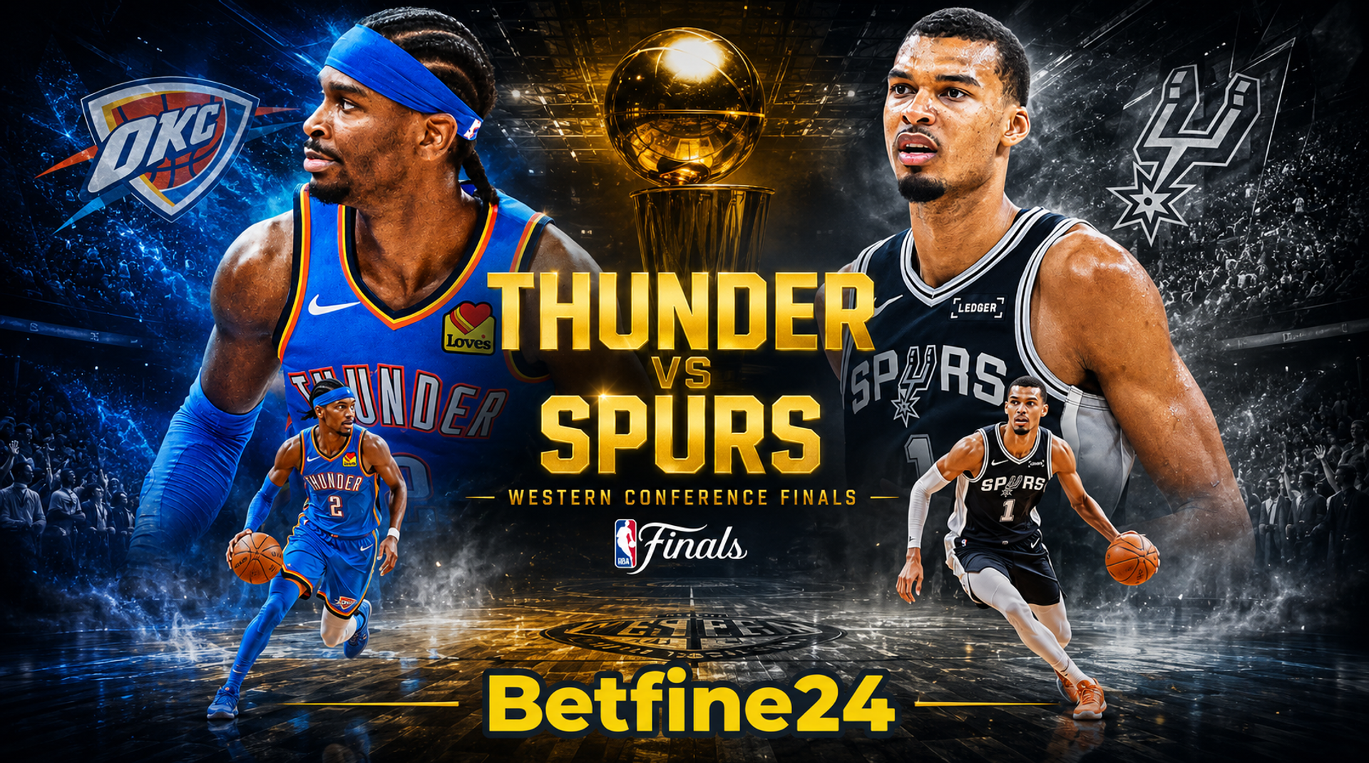 ¿Quién se lleva el Juego 5? Pronósticos y cuotas para el Thunder vs Spurs en los Playoffs NBA - NBA