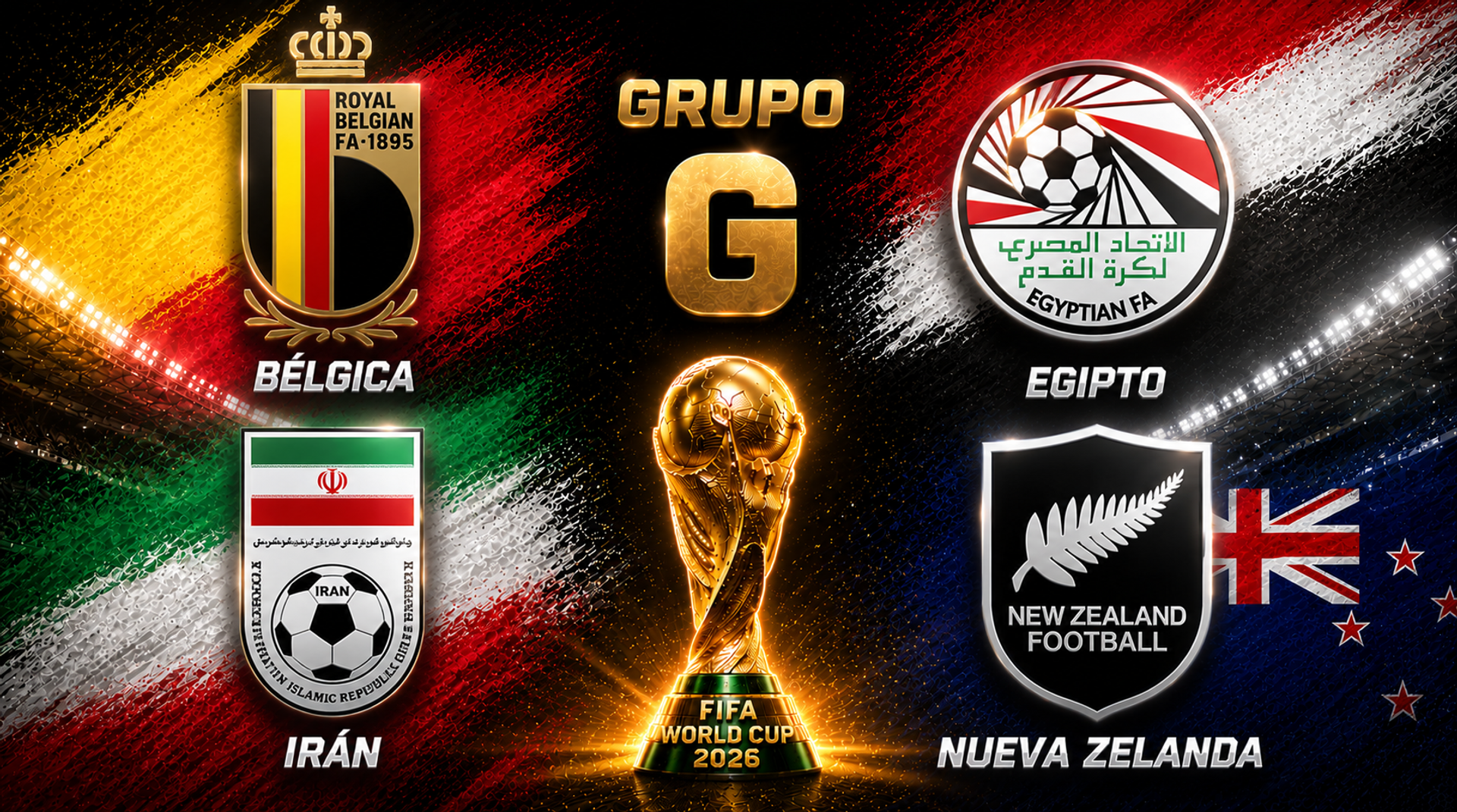 Mundial 2026: ¿Qué selecciones avanzarán en el Grupo G? - Mundial FIFA 2026