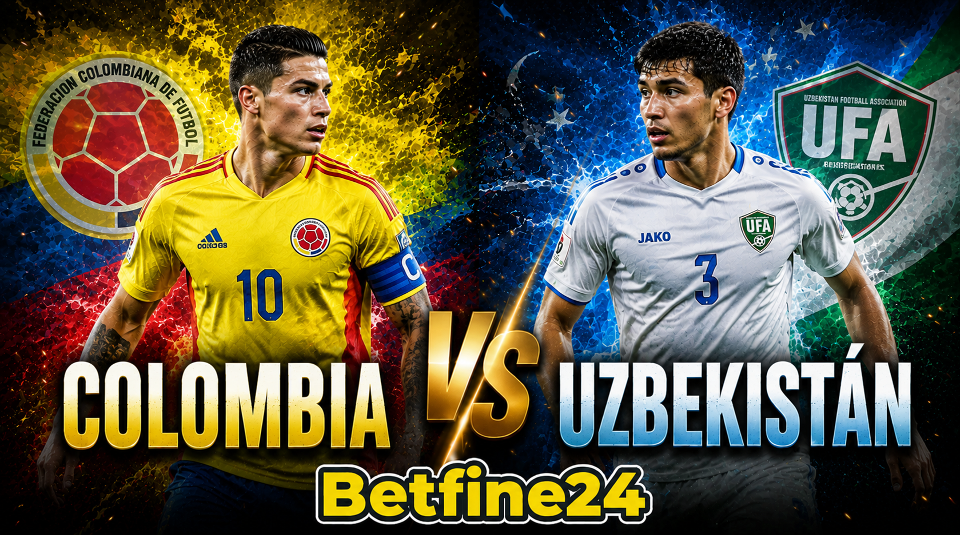Pronóstico Mundial 2026: Cuotas del Colombia vs Uzbekistán - Mundial FIFA 2026