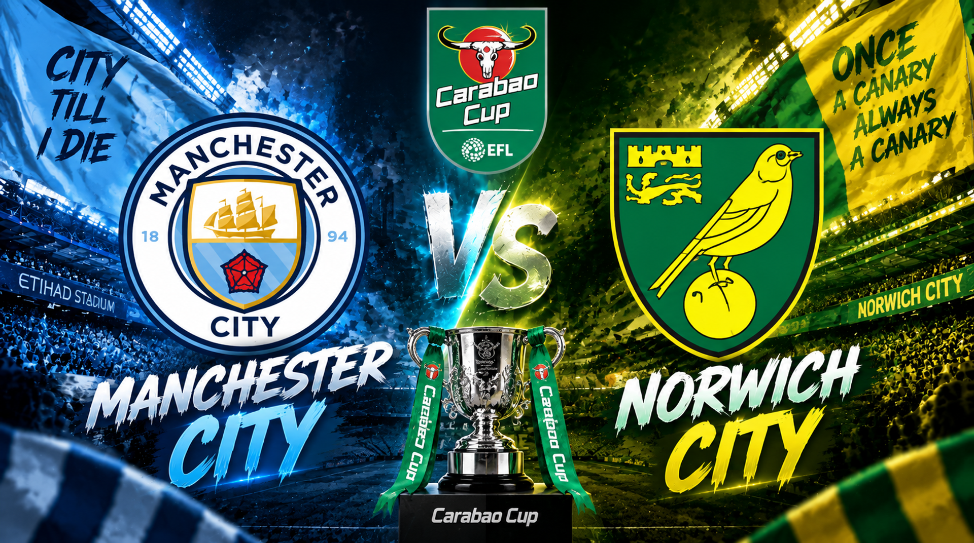 Manchester City vs Norwich pronóstico - Carabao Cup - EFL - Betfine24