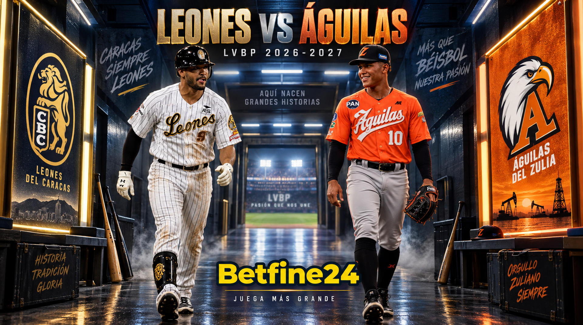 Leones vs Águilas pronóstico y apuestas - LVBP - Betfine24