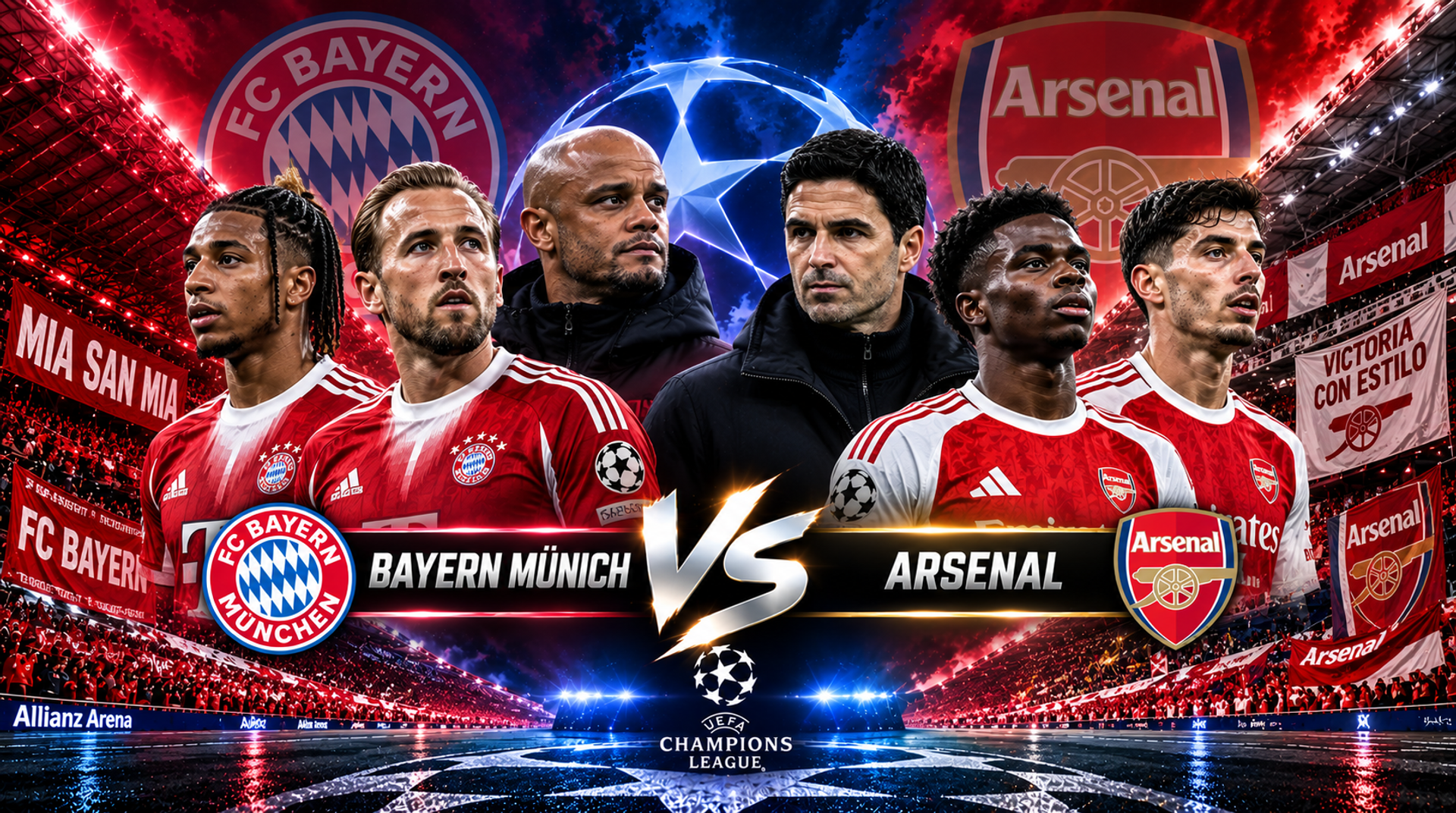 Bayern Múnich vs Arsenal: Pronóstico hoy - UEFA Champions League - Betfine24