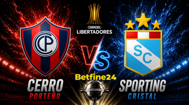 Cerro Porteño vs Sporting Cristal: Conoce la apuesta ideal de este duelo en la Libertadores - Betfine24