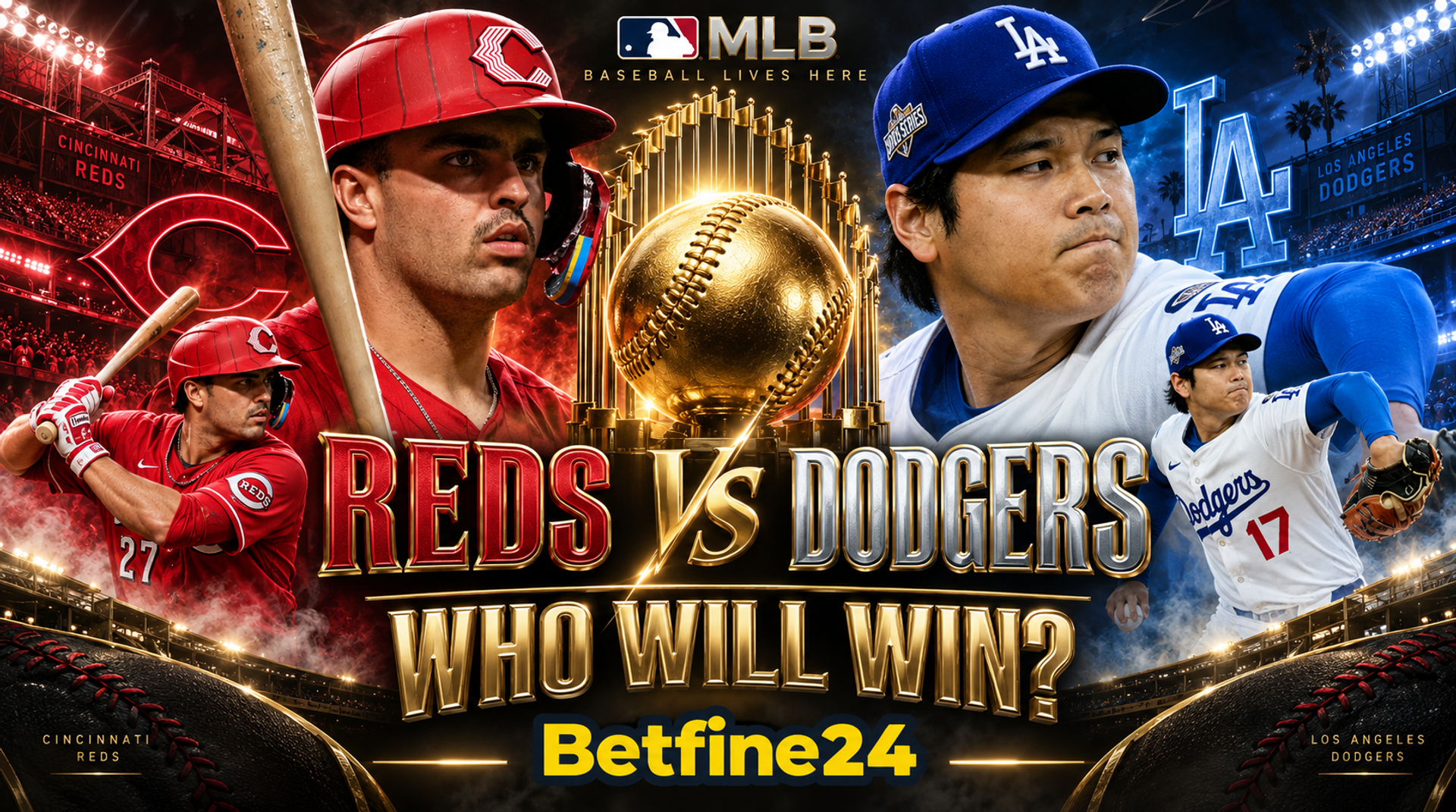Reds vs Dodgers pronóstico deportivo - MLB - Grandes Ligas - Betfine24