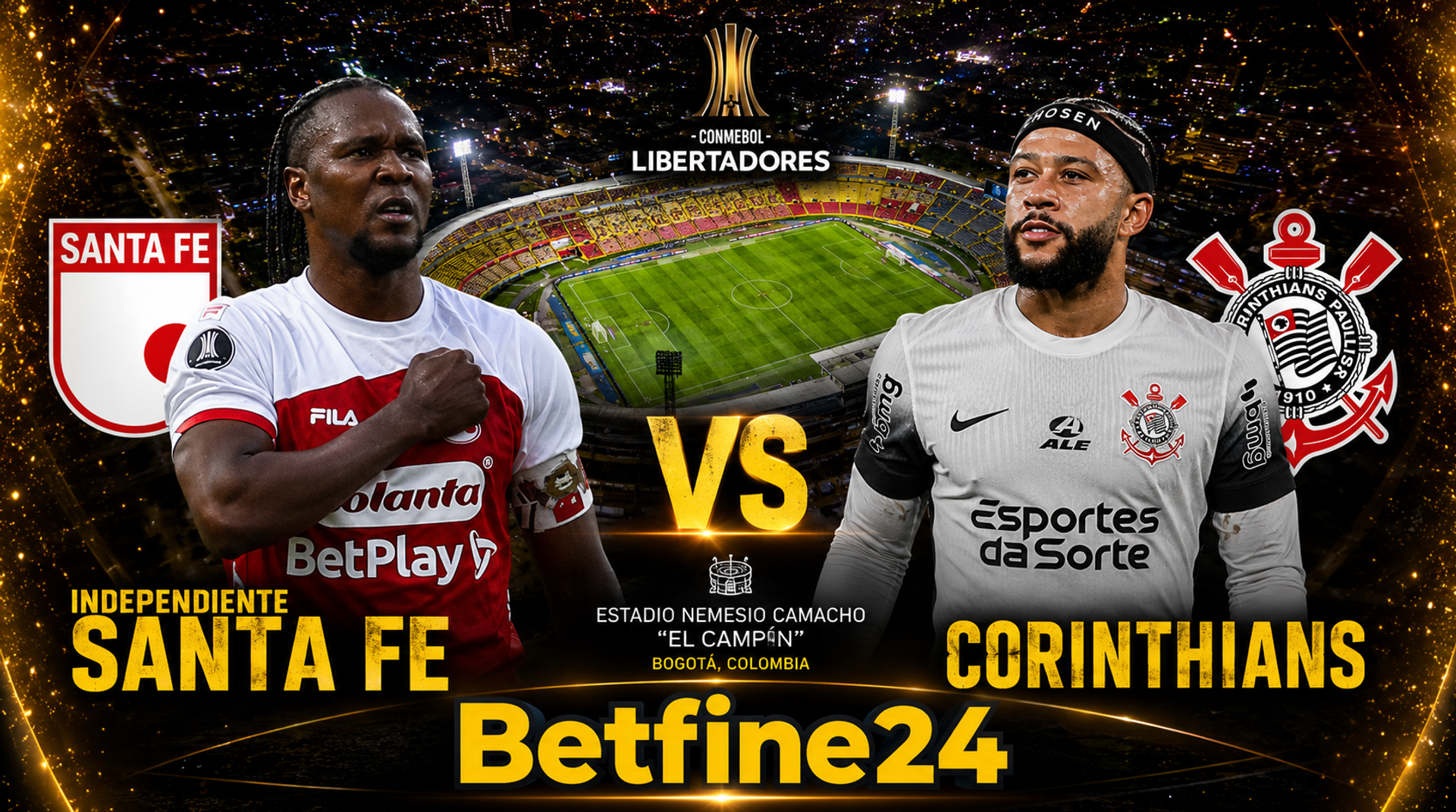 Santa Fe vs Corinthians: Partido para 'matar o morir' en la Conmebol Libertadores - Deportes