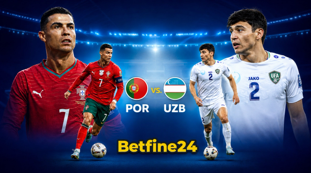 ¿A qué hora juega Cristiano Ronaldo hoy? Portugal vs Uzbekistán - Betfine24
