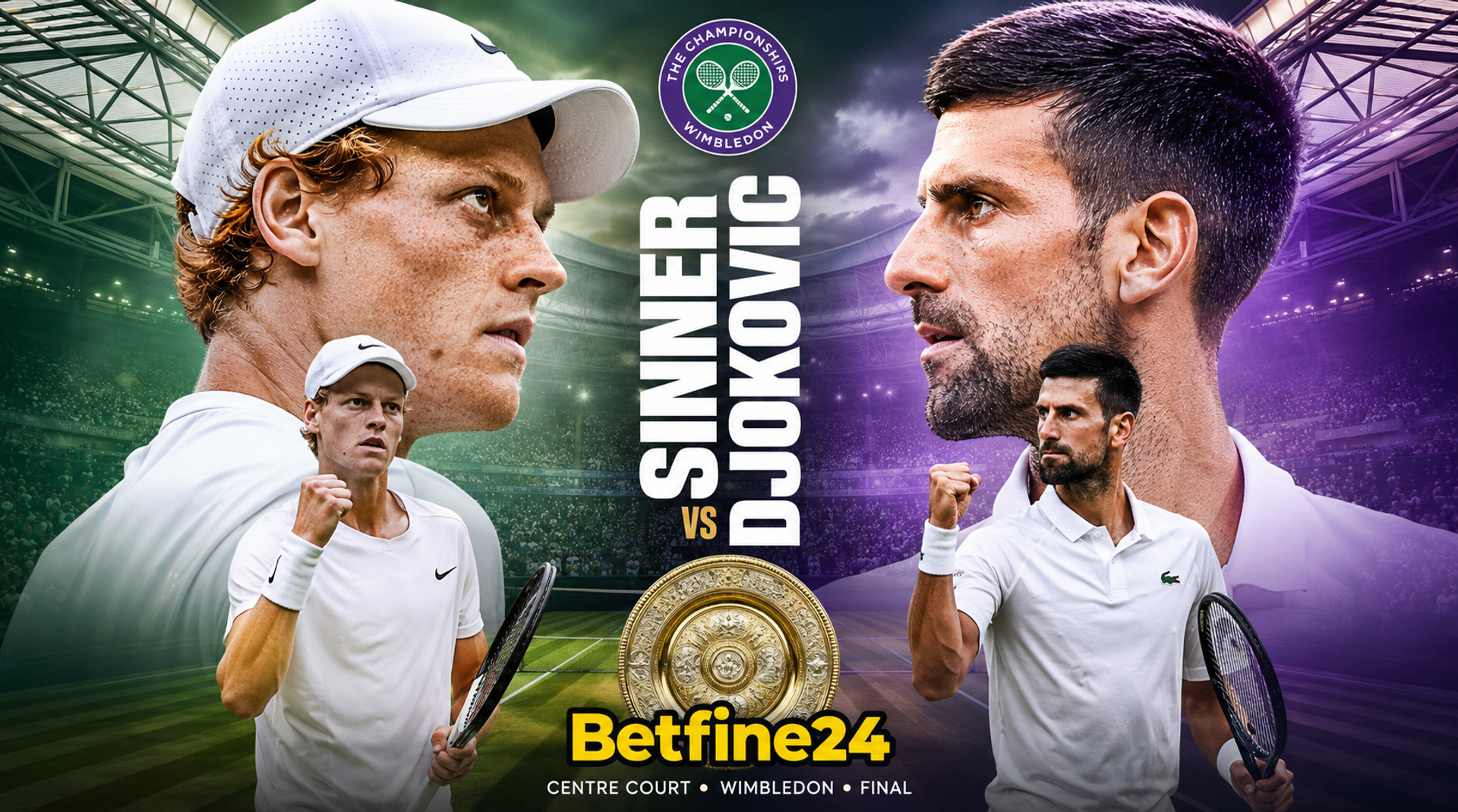 Apuestas de tenis: pronóstico, cuotas y mejores mercados para Sinner vs Djokovic en Wimbledon - Deportes