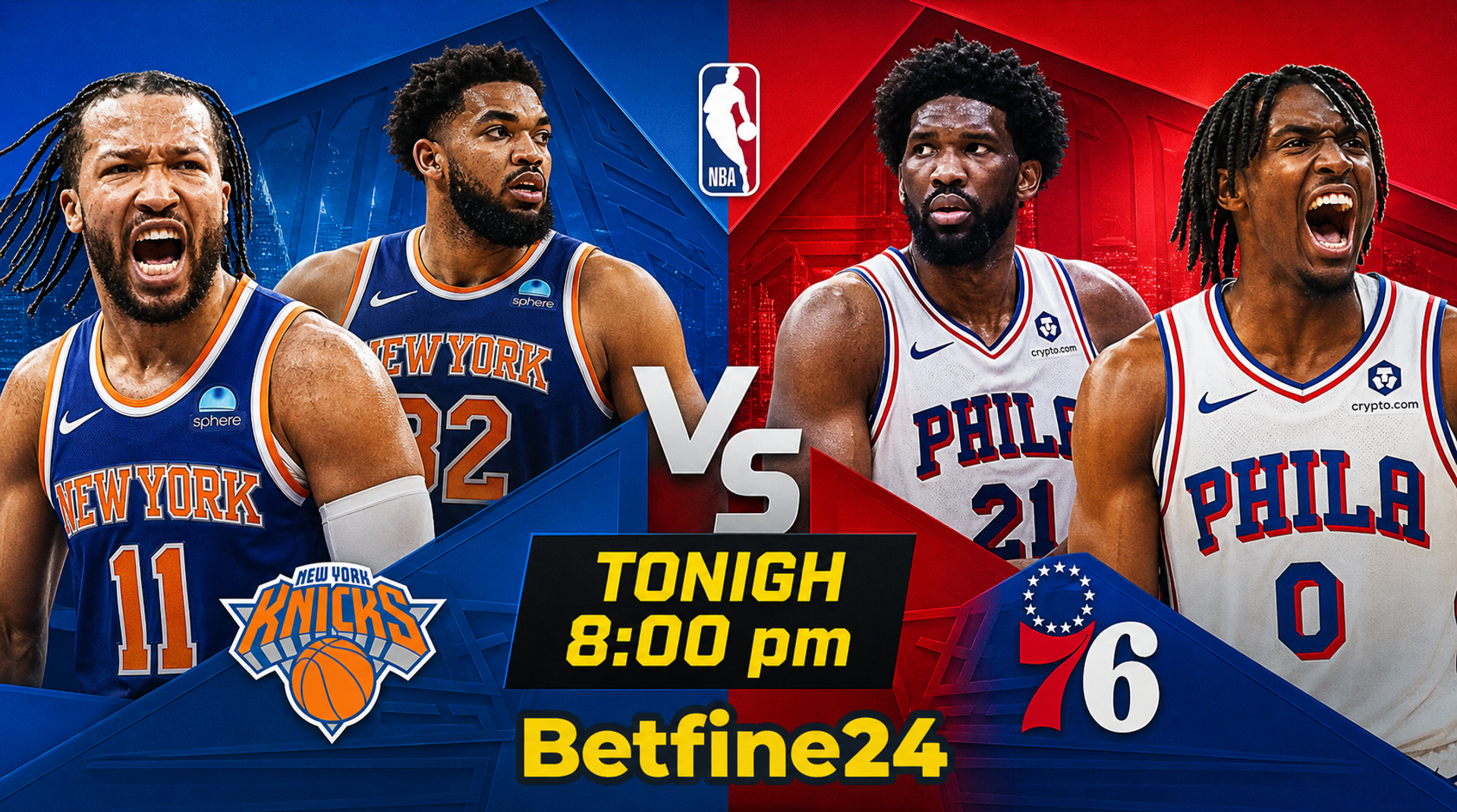 Pronóstico NBA: Knicks vs 76ers juego 1 de semifinales de Conferencia Este  - NBA