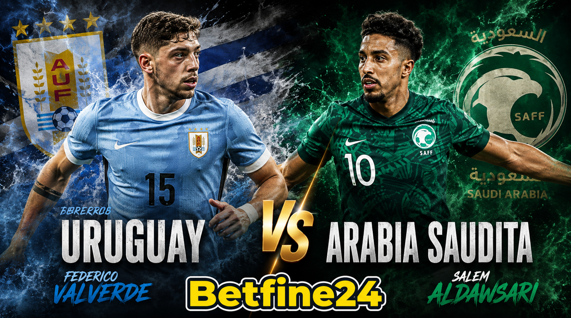 Pronóstico Mundial 2026: Cuotas del Uruguay vs Arabia Saudita - Mundial FIFA 2026
