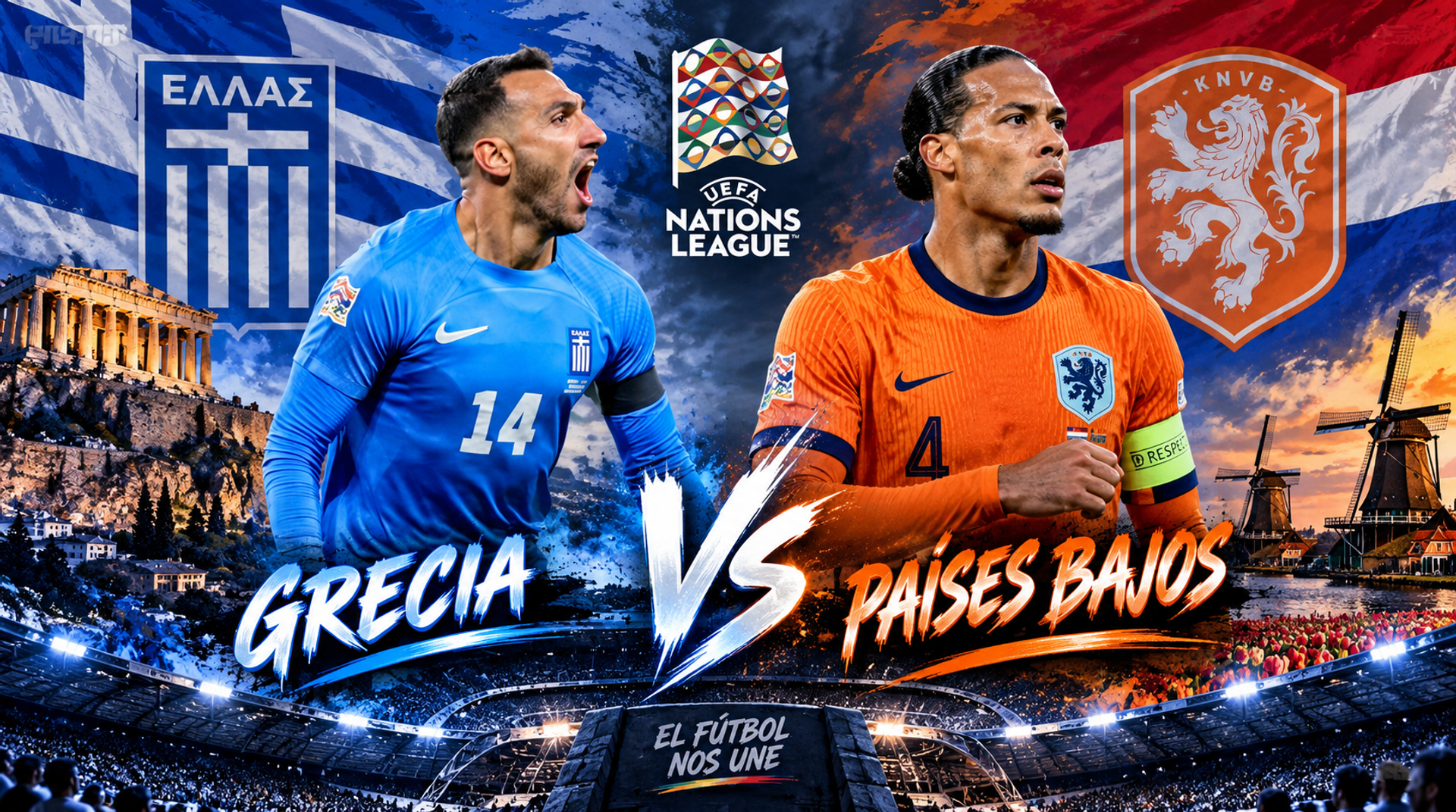 Grecia vs Países Bajos pronóstico - Nations League - Betfine24