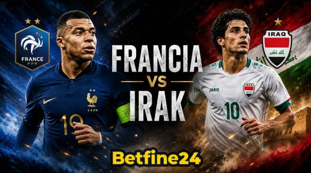 Apuesta en línea en el Mundial 2026: Francia vs Irak - Betfine24