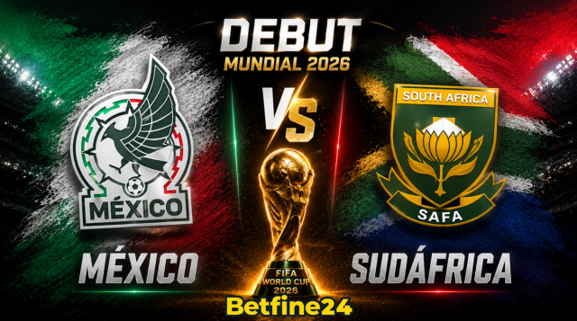 Pronóstico debut del Mundial 2026: Cuotas de México vs Sudáfrica - Betfine24