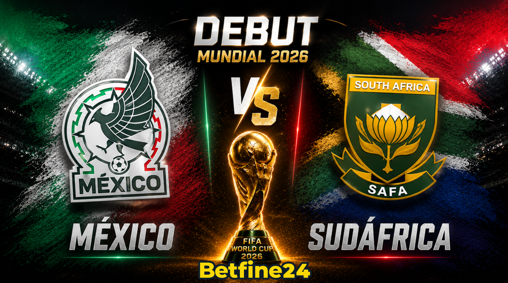 Pronóstico debut del Mundial 2026: Cuotas de México vs Sudáfrica - Mundial FIFA 2026