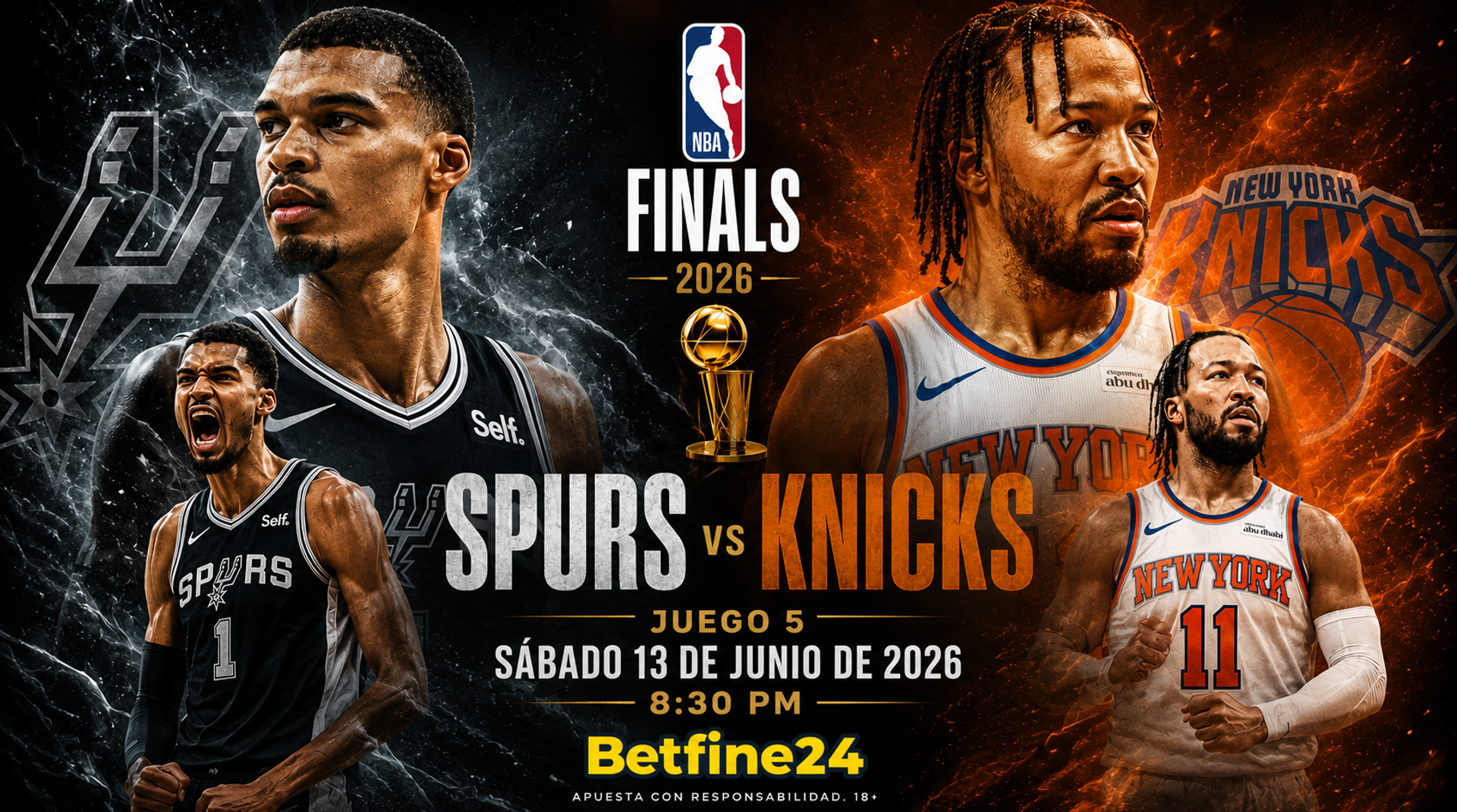 Juego 5 Finales NBA: Spurs vs Knicks, Pronóstico y Dónde Ver - NBA