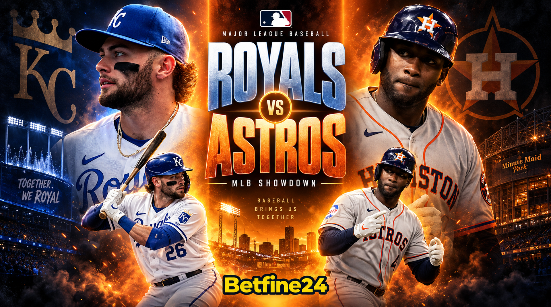Royals vs Astros pronóstico deportivo - MLB - Betfine24