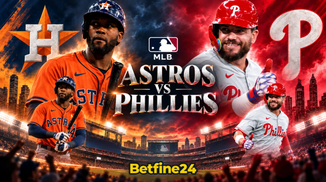 Astros vs Phillies pronóstico - MLB - Grandes Ligas - Betfine24