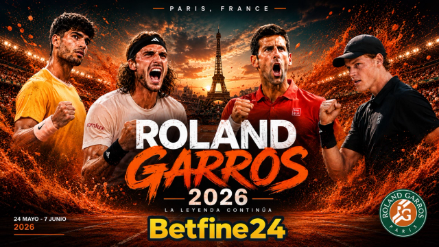Guía de Apuestas Roland Garros 2026: Favoritos, Cuotas y Cómo ganar en Betfine24 - Betfine24