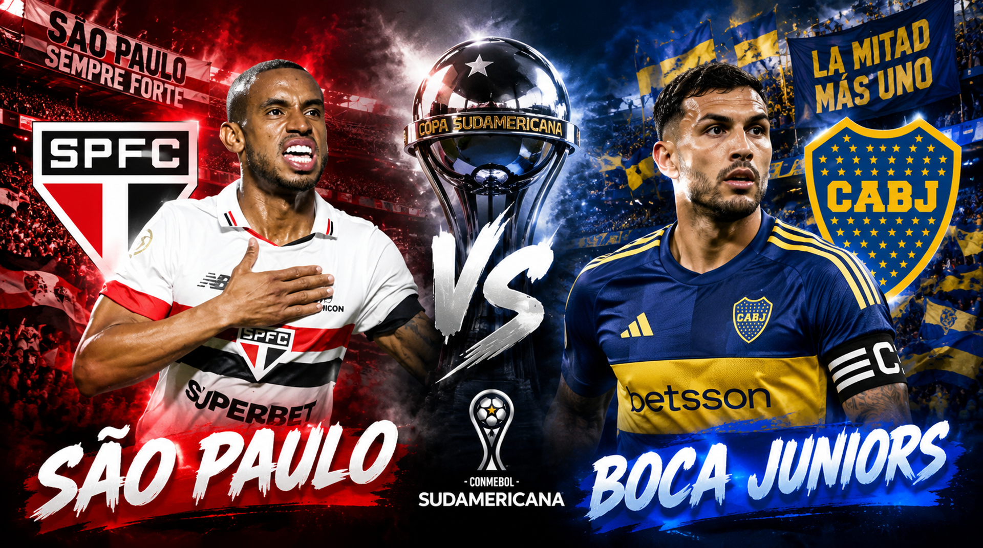 São Paulo vs Boca Juniors pronóstico - Copa Sudamericana - Betfine24