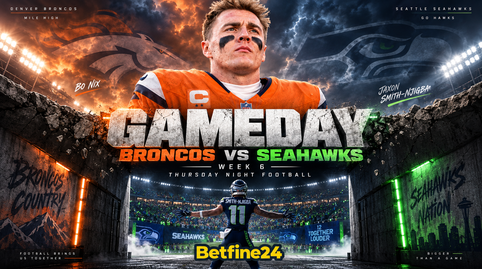 Broncos vs Seahawks pronóstico gratis - NFL - Betfine24