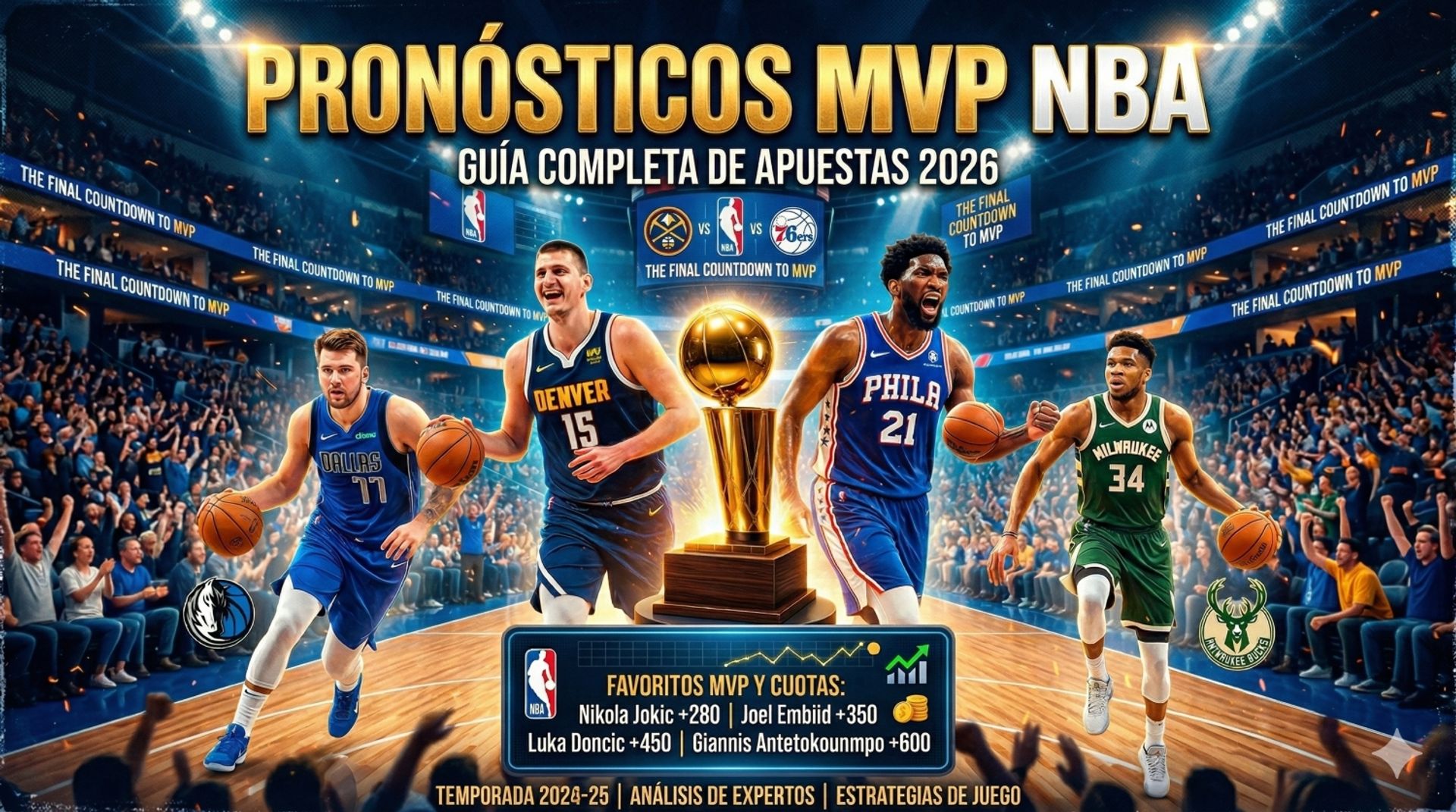 La Pelea de los titanes extranjeros por el MVP: Gilgeous-Alexander, Doncic y Jokic - NBA