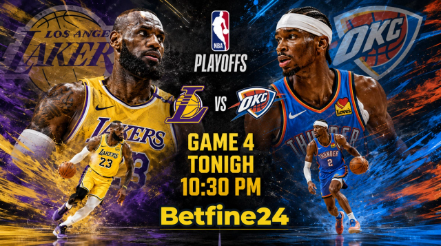 ¿Serán barridos los Lakers? LeBron James busca el milagro ante OKC en los Playoffs NBA - Betfine24