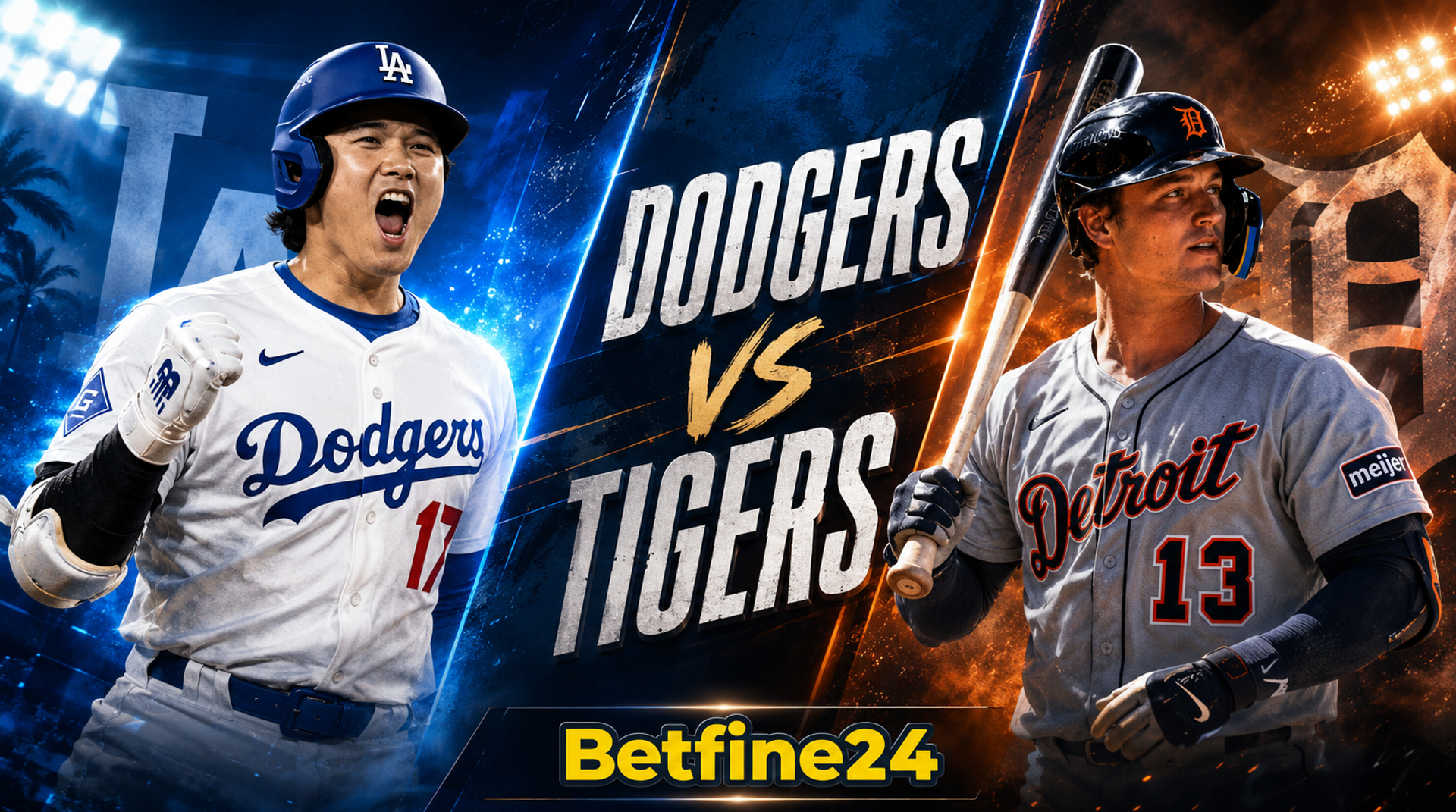 Dodgers vs Tigers pronóstico deportivo - MLB - Grandes Ligas - Betfine24