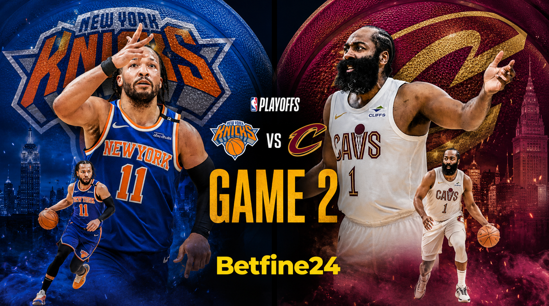 ¿Repetición de Jalen Brunson o venganza de James Harden? Pronósticos del Knicks vs Cavaliers (Juego 2) - NBA