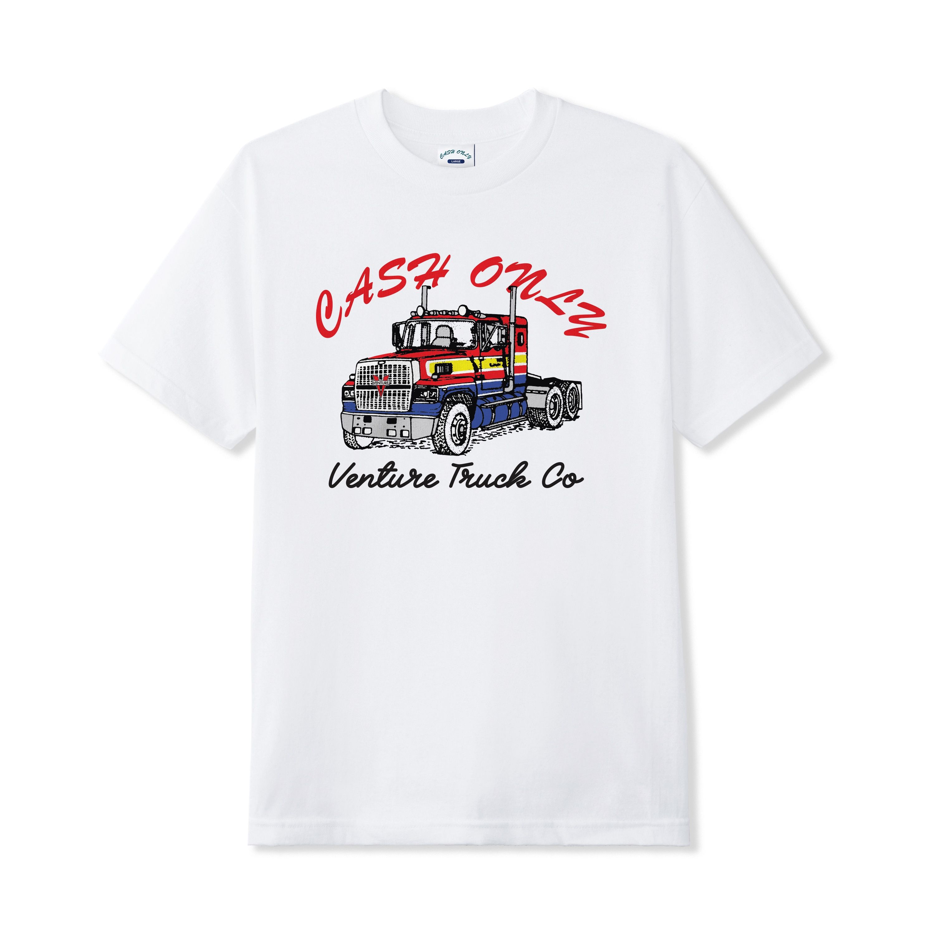 【CASH ONLY】 Cash Only x Venture Truck Tee - Black Venture Trucks — Cash Only
