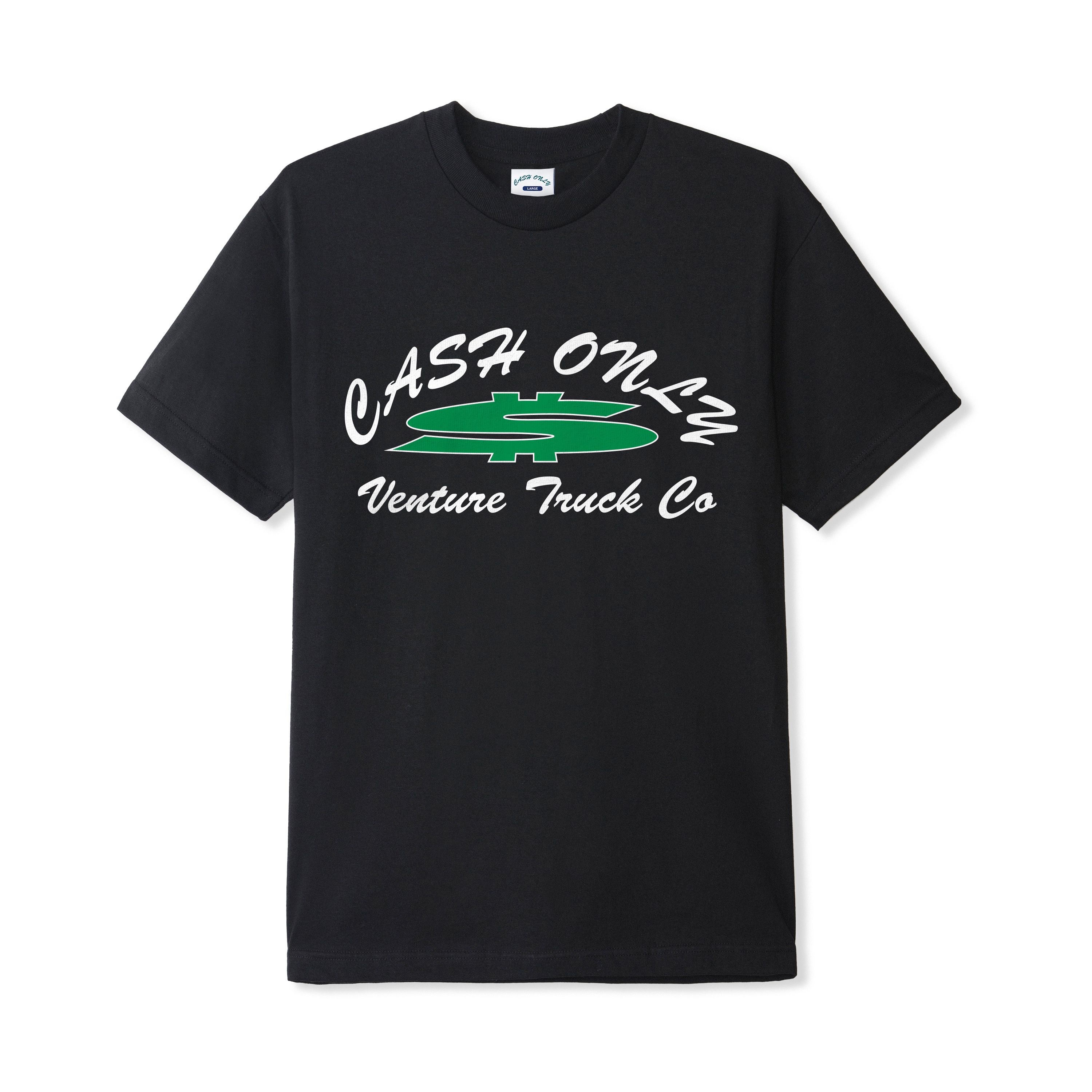【CASH ONLY】 Cash Only x Venture Truck Tee - Black Venture Trucks — Cash Only