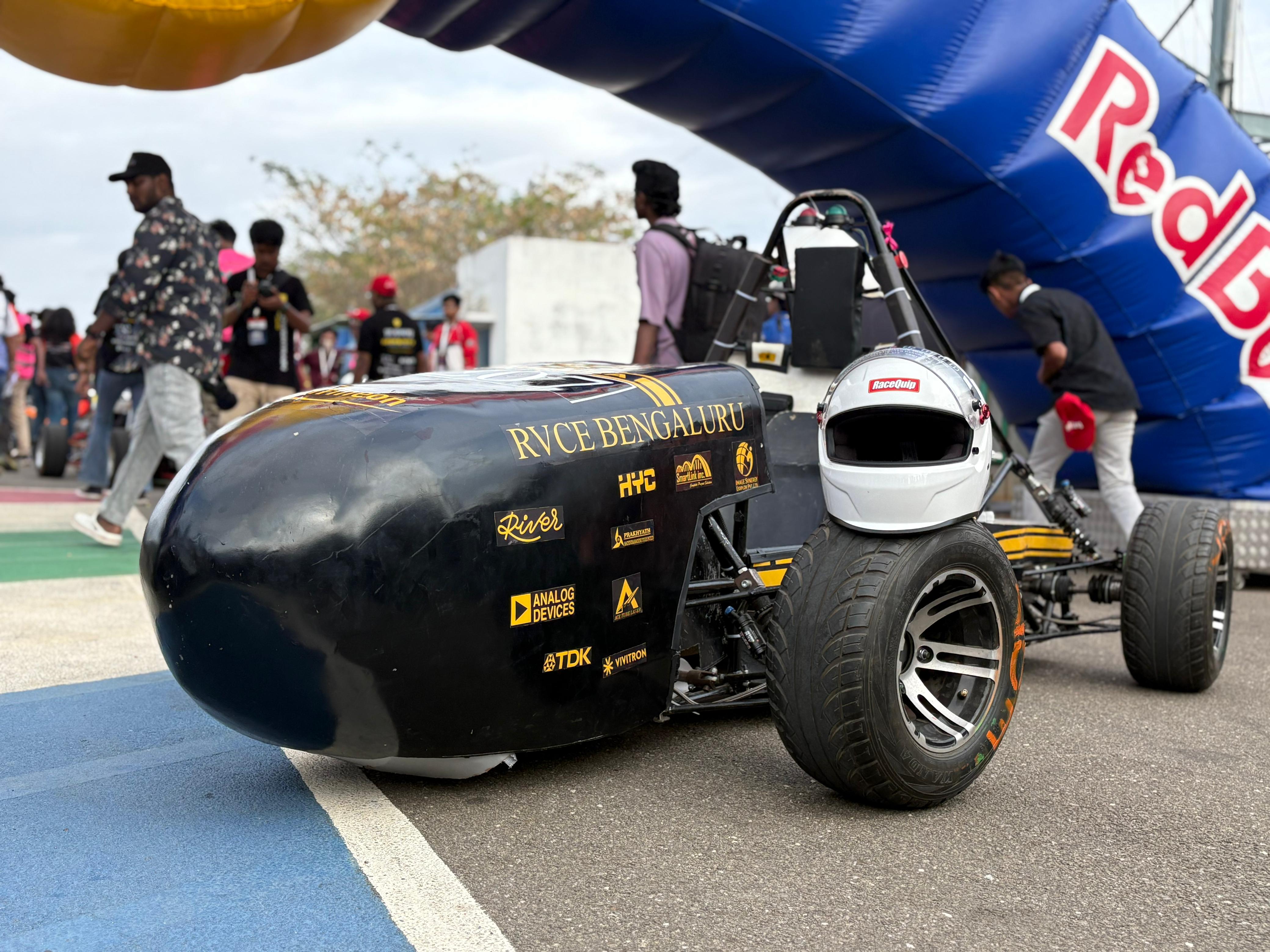 Car on track