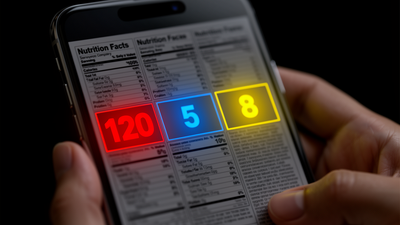 How to Read a Nutrition Label in 10 Seconds: The Only 3 Metrics That Matter