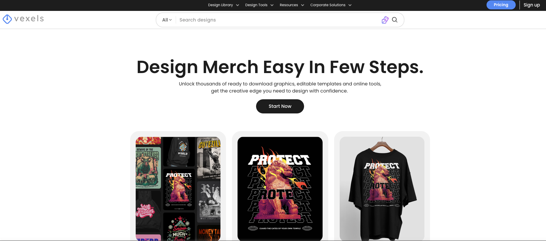 Vexels-Design merch easy in few steps.