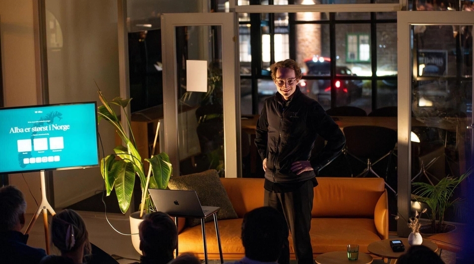 On stage